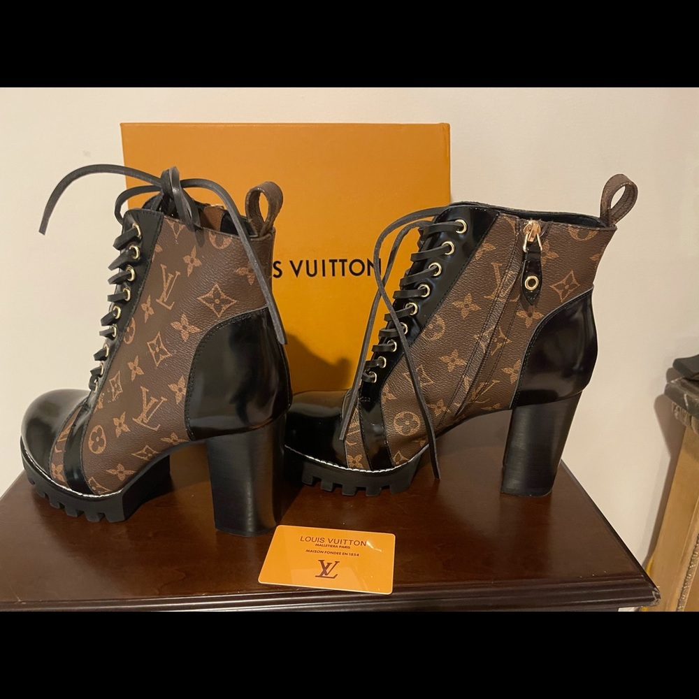Louis Vuitton star trail ankle boot